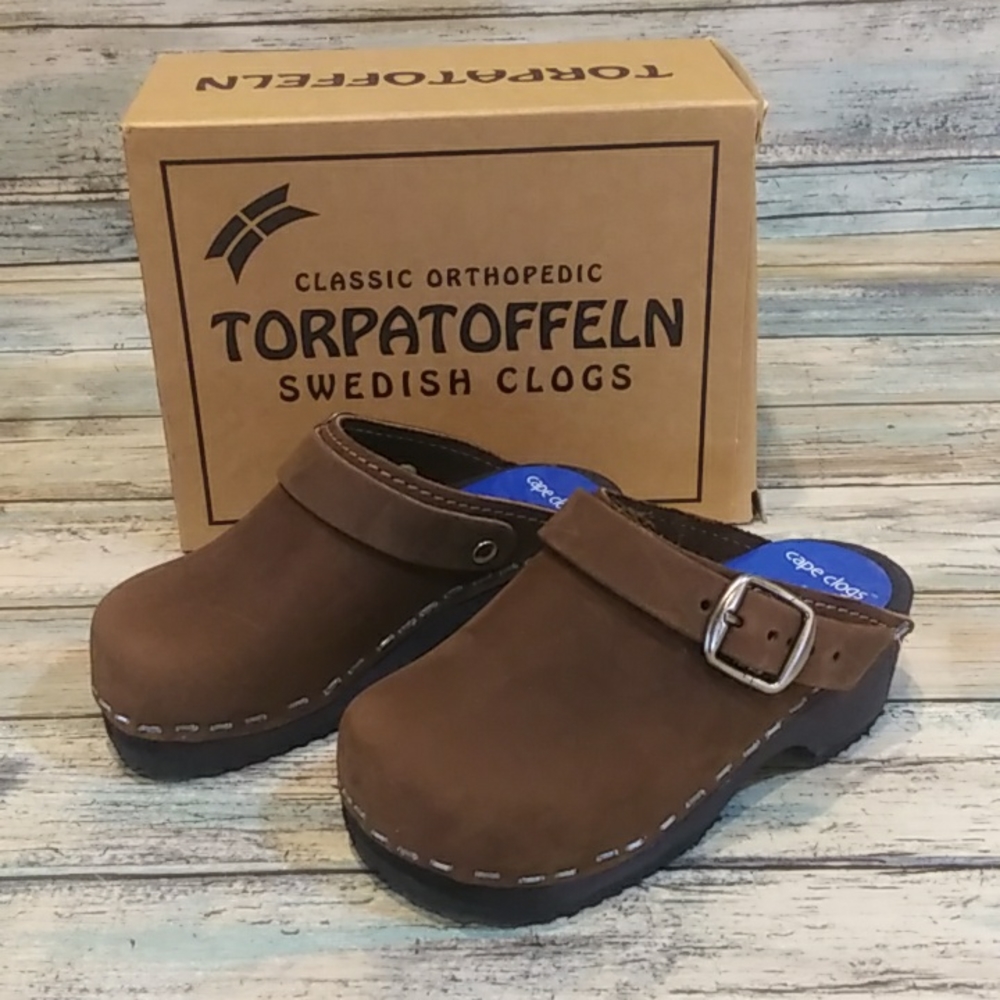 Torpatoffeln Swedish Clogs